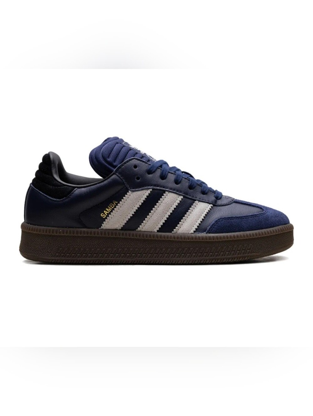 Adidas Originals Samba XLG Dark Blue Gum Men Unisex Men's Sz 9.5 Wmns Sz 10.5 - Picture 5 of 9